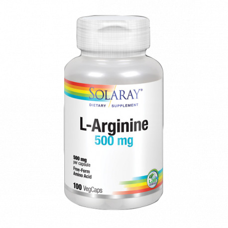 L-Arginine 500 mg. 100 capsulas