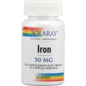 Iron Anemia Solaray 25 mg 60 Cápsulas