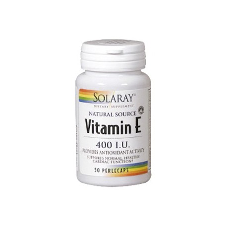 Vitamina E Solaray 50 perlas 