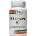 B-Complex Vitamina B Solaray 50 Cápsulas