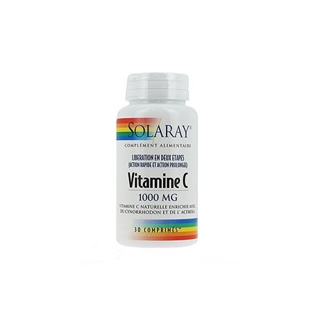 Vitamina C 1.000 mg Solaray 100 Comprimidos